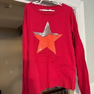 EUC XL gap kids sequin sweater